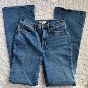Madewell Long Skinny Flare Jeans Size 28